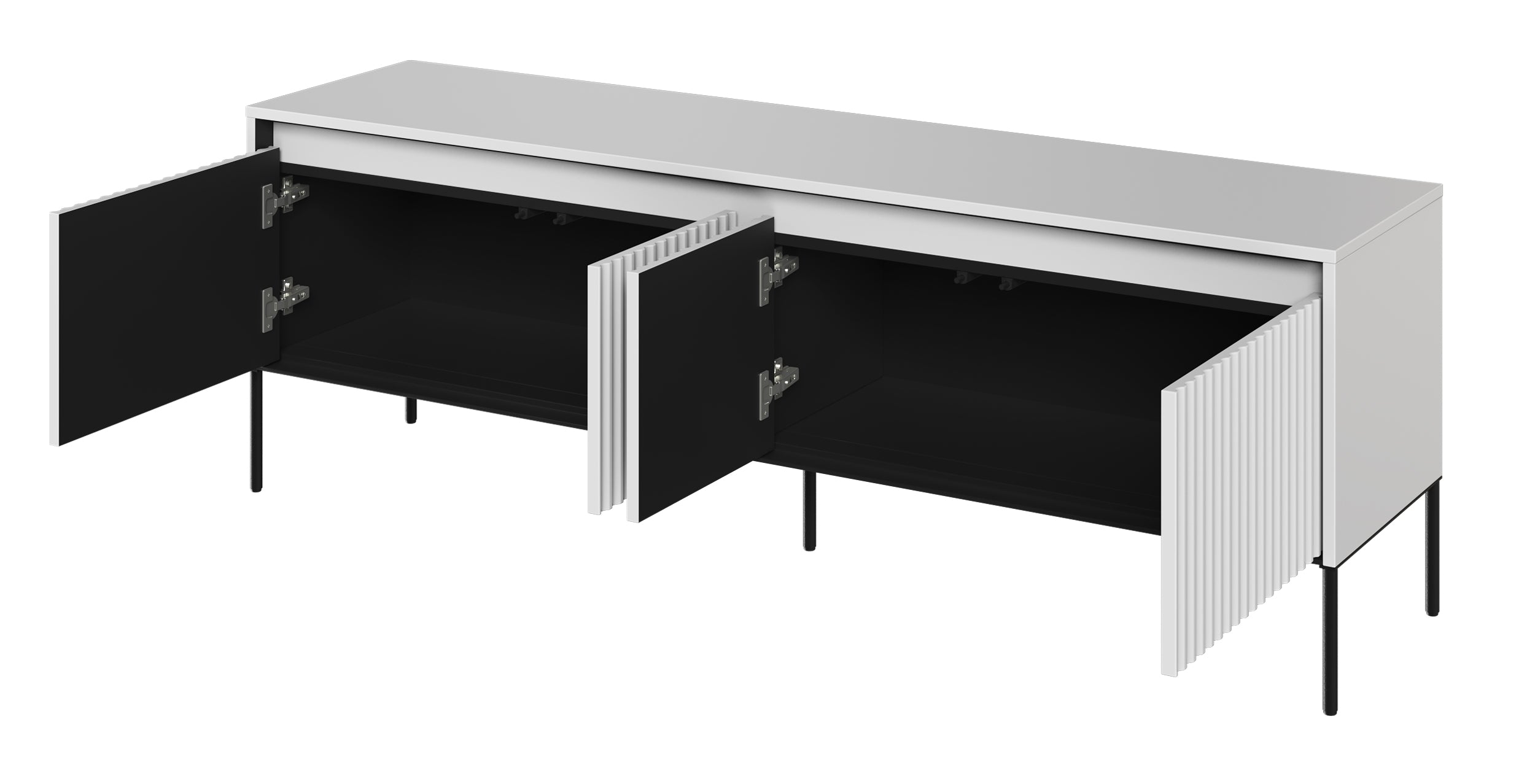 TV-Schrank Trend 167 cm mit LED Weiß