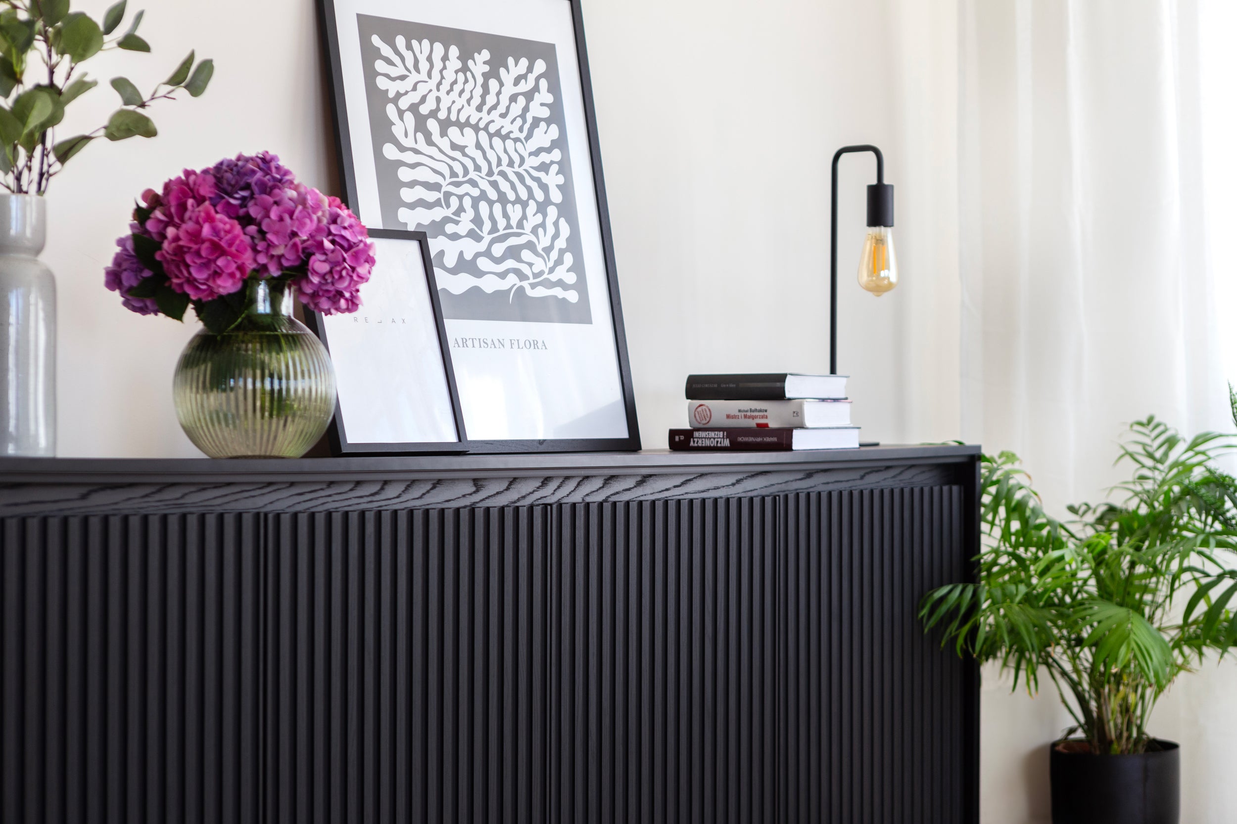 TV-Schrank Trend 167 cm mit LED Schwarz
