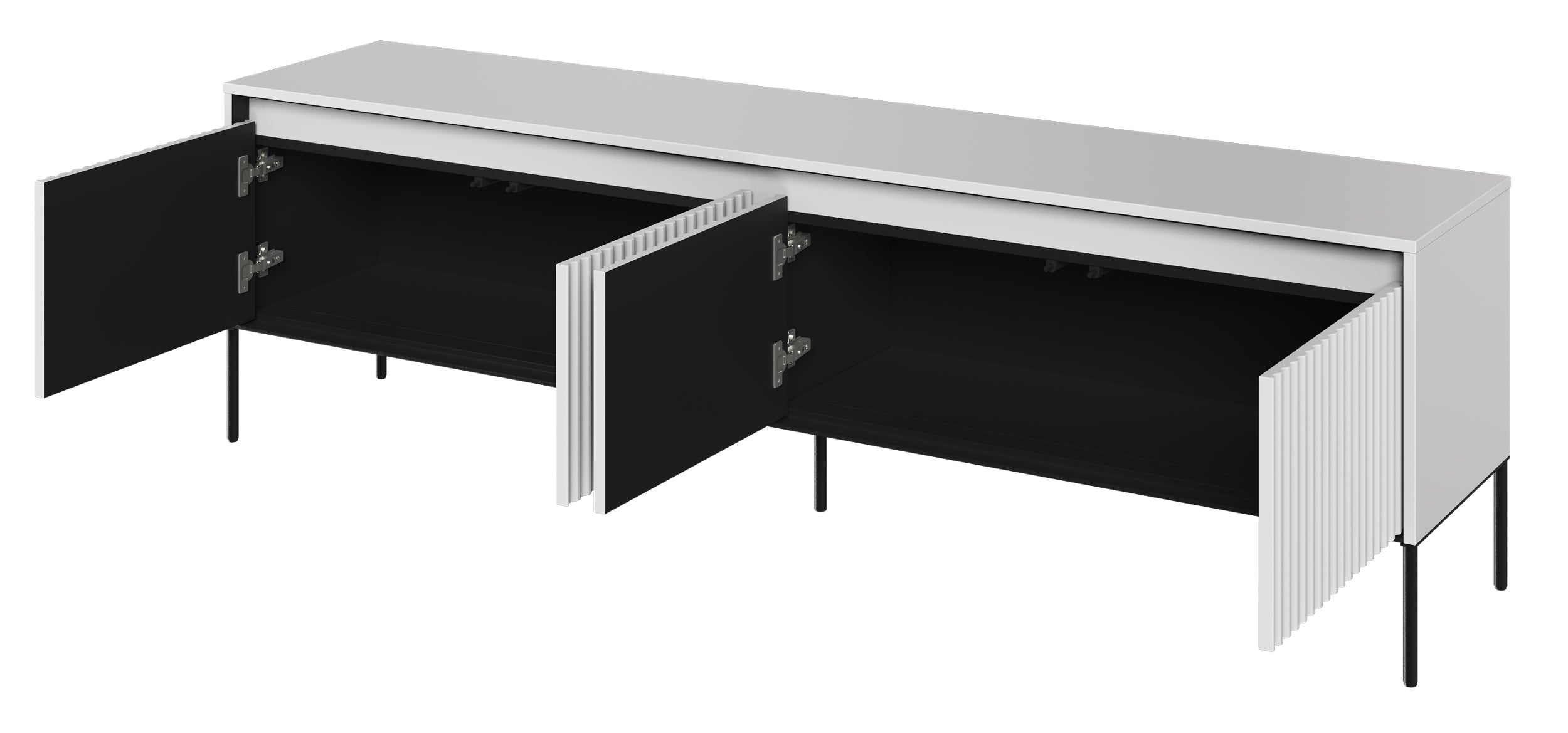 TV-Schrank Trend 193 cm mit LED Weiß