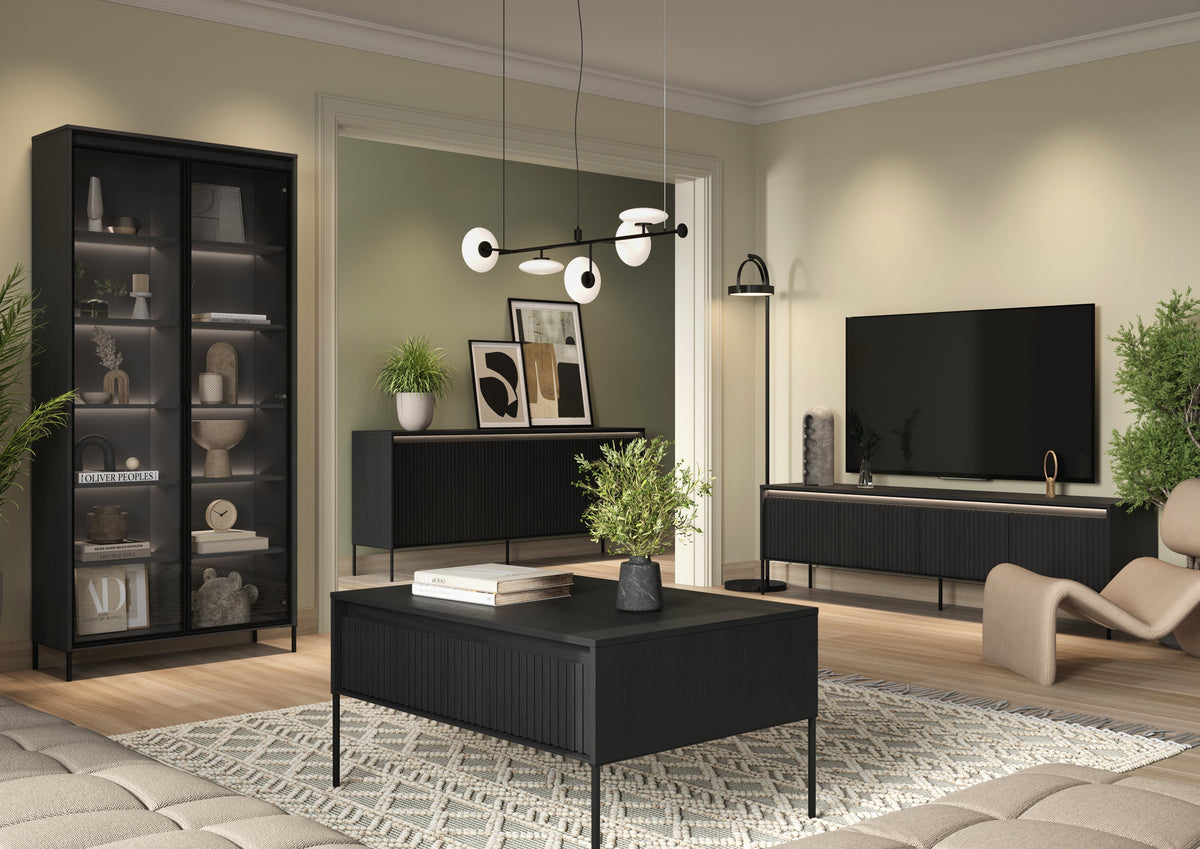 Couchtisch Trend 100 cm Schwarz – Selsey EU