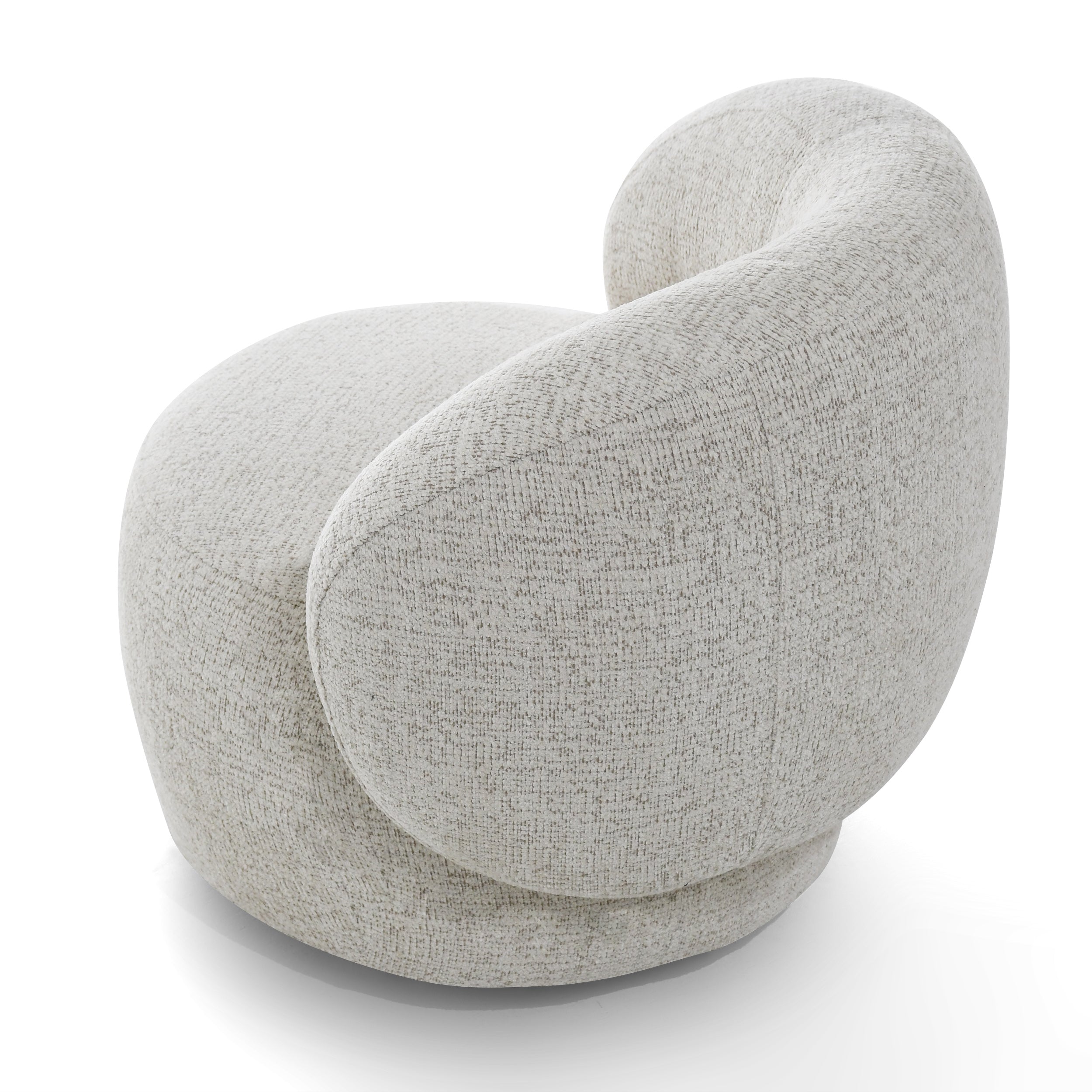 Drehstuhl Timmi hellbeige Chenille
