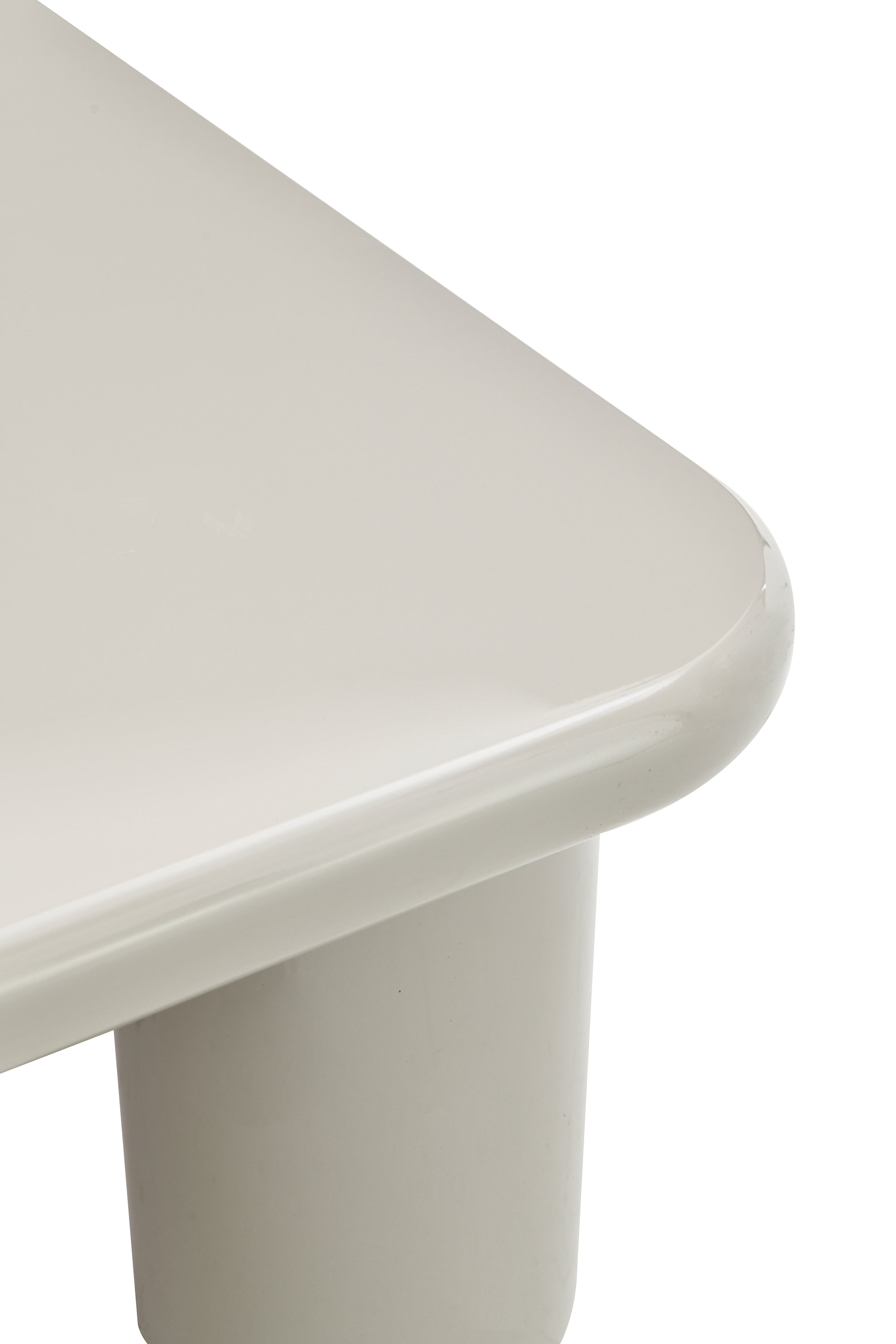 Vellity Couchtisch 70x70 cm beige Hochglanz