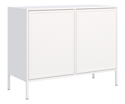 Velveto zweitürige Kommode 100 cm weiß