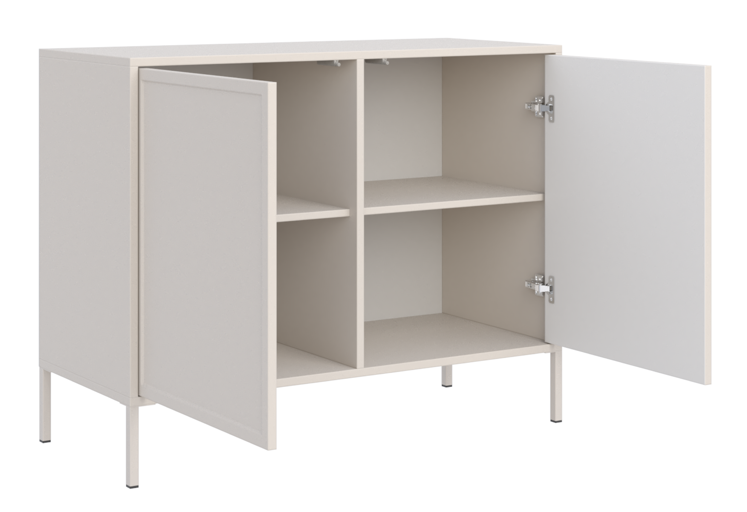 Velveto 100 cm Zweitürige Kommode Kaschmir