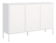 Drehtür-Kommode Velveto 150 cm Weiß