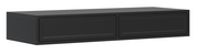 Toilettentisch Velveto mit zwei Schubladen 110 cm schwarz