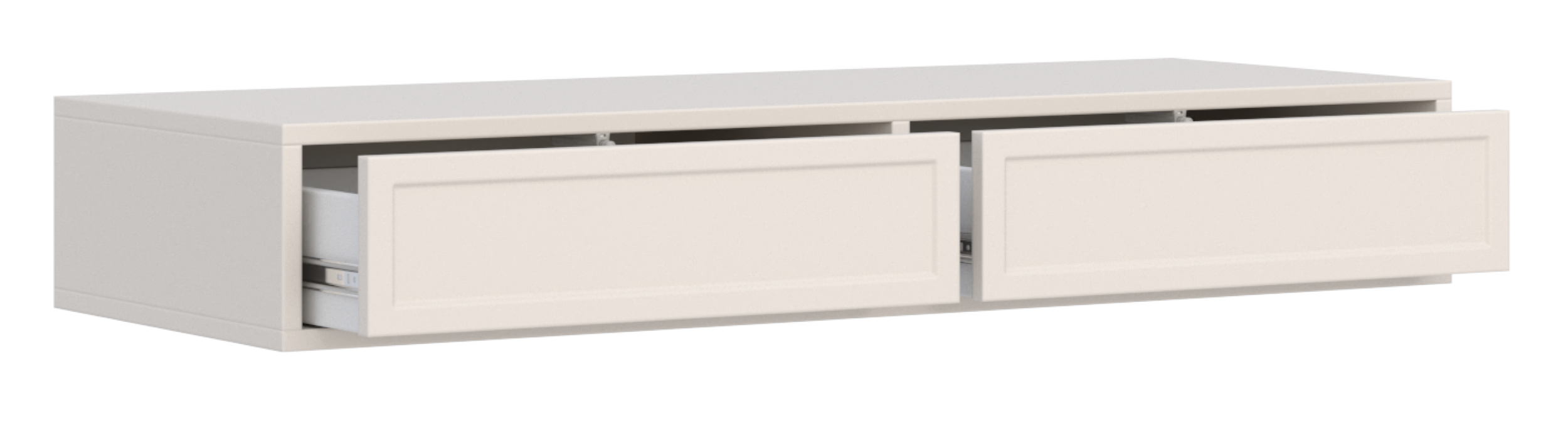 Velveto Schminktisch mit zwei Schubladen, 110 cm, Kaschmir