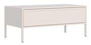 Velveto Couchtisch mit Schublade 100x50 cm Kaschmir