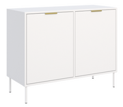 Zweittürige Kommode Vena 100 cm weiß