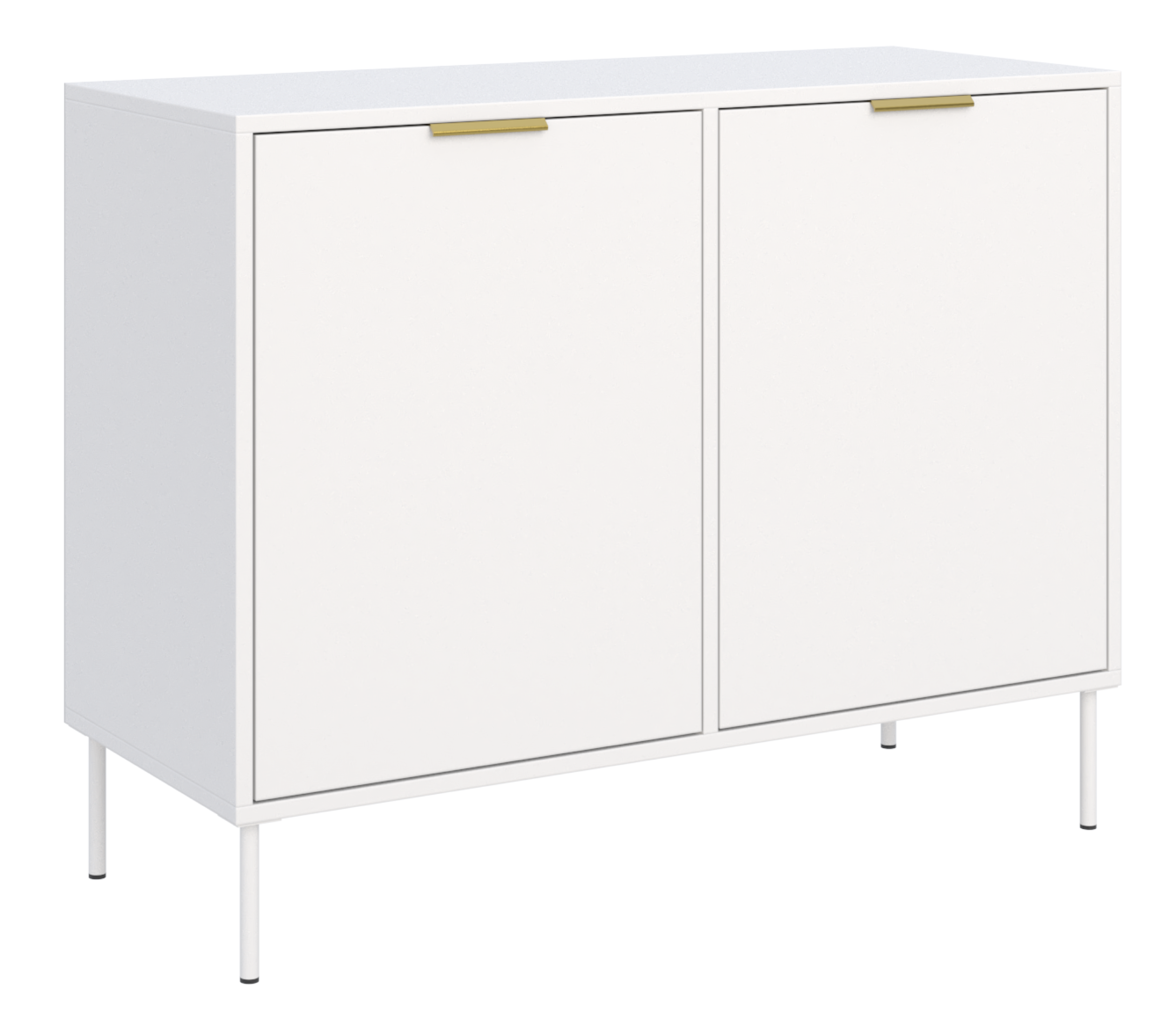 Zweittürige Kommode Vena 100 cm weiß