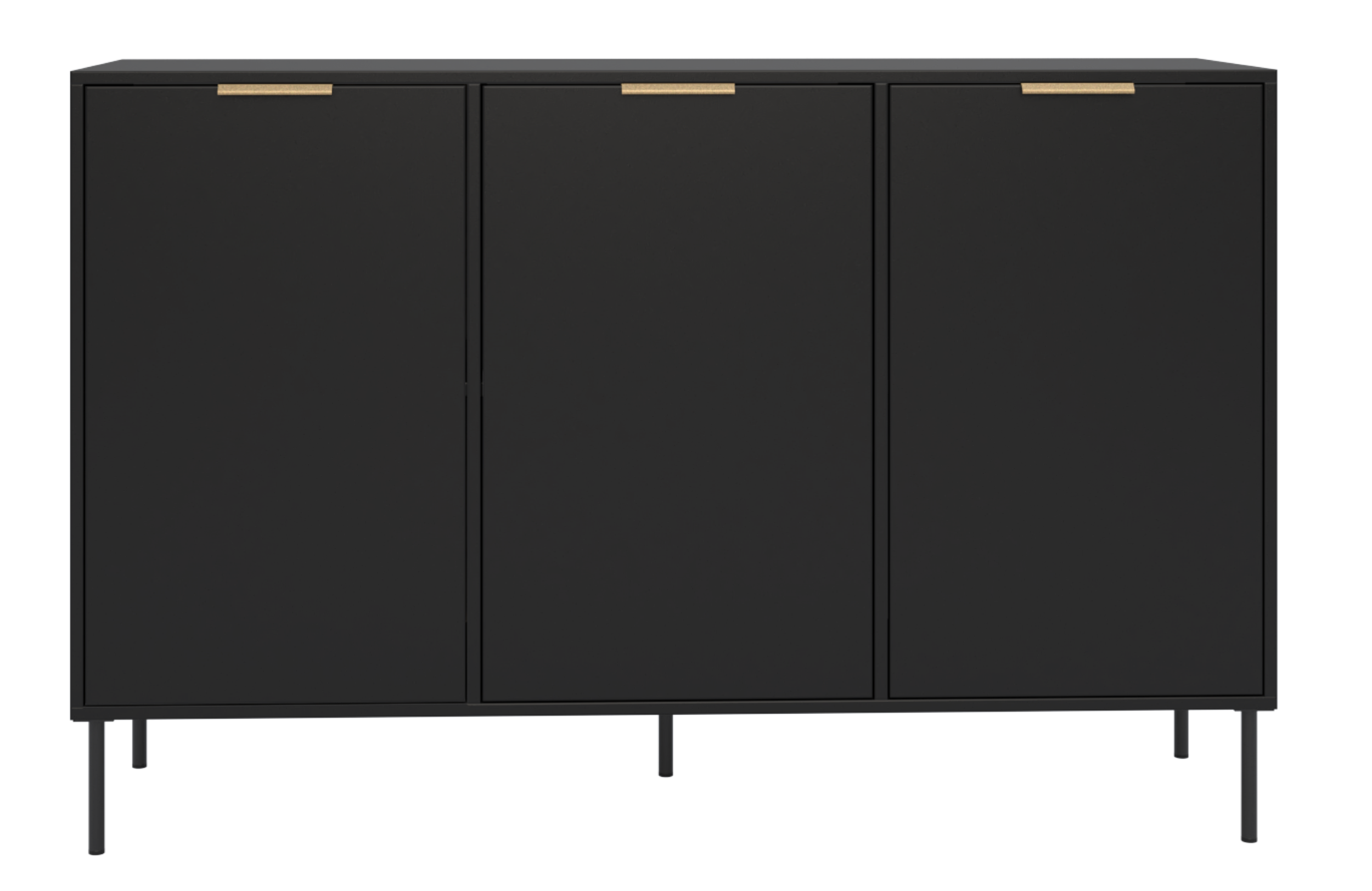 Drehtürenschrank Vena 150 cm Schwarz