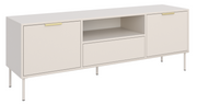 TV-Schrank Vena, zweitürig mit Schublade und Nische, 160 cm, Kaschmirfarben