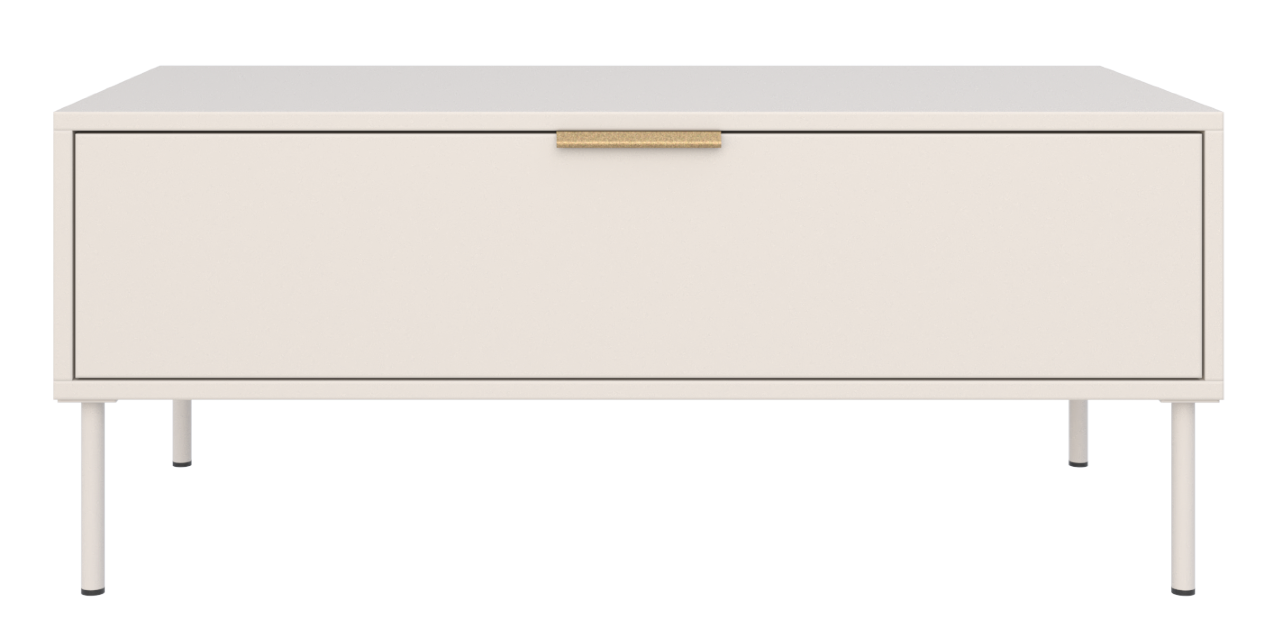 Vena Couchtisch mit Schublade 100x50 cm Kaschmir