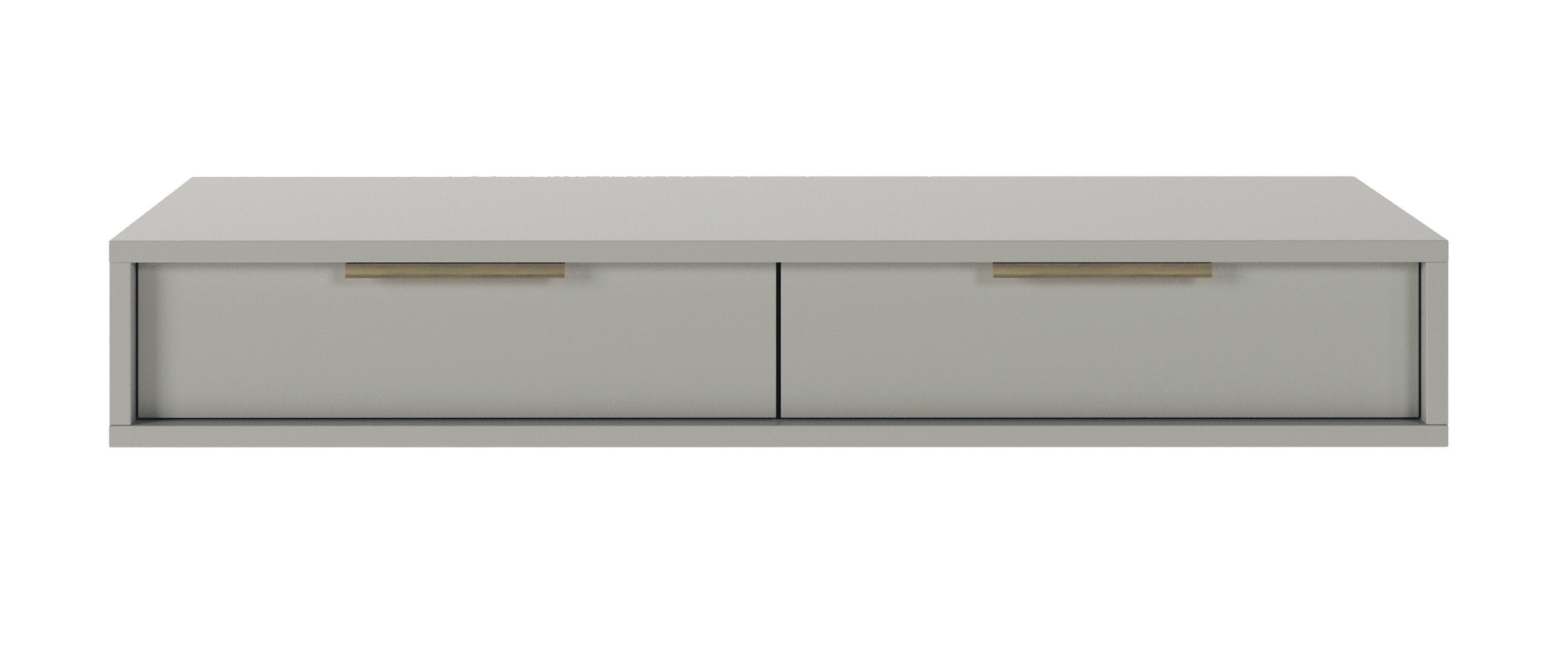 Hängender Schminktisch Viviaro mit zwei Schubladen, 110 cm, Kaschmirfarben