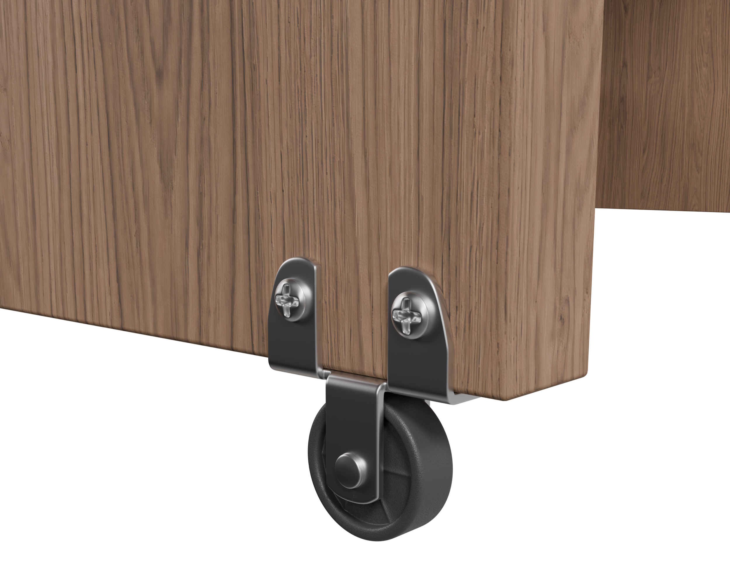 Ausziehbarer Schreibtisch Zoom mit Schublade und Rillen, 98 cm, Eiche Casella