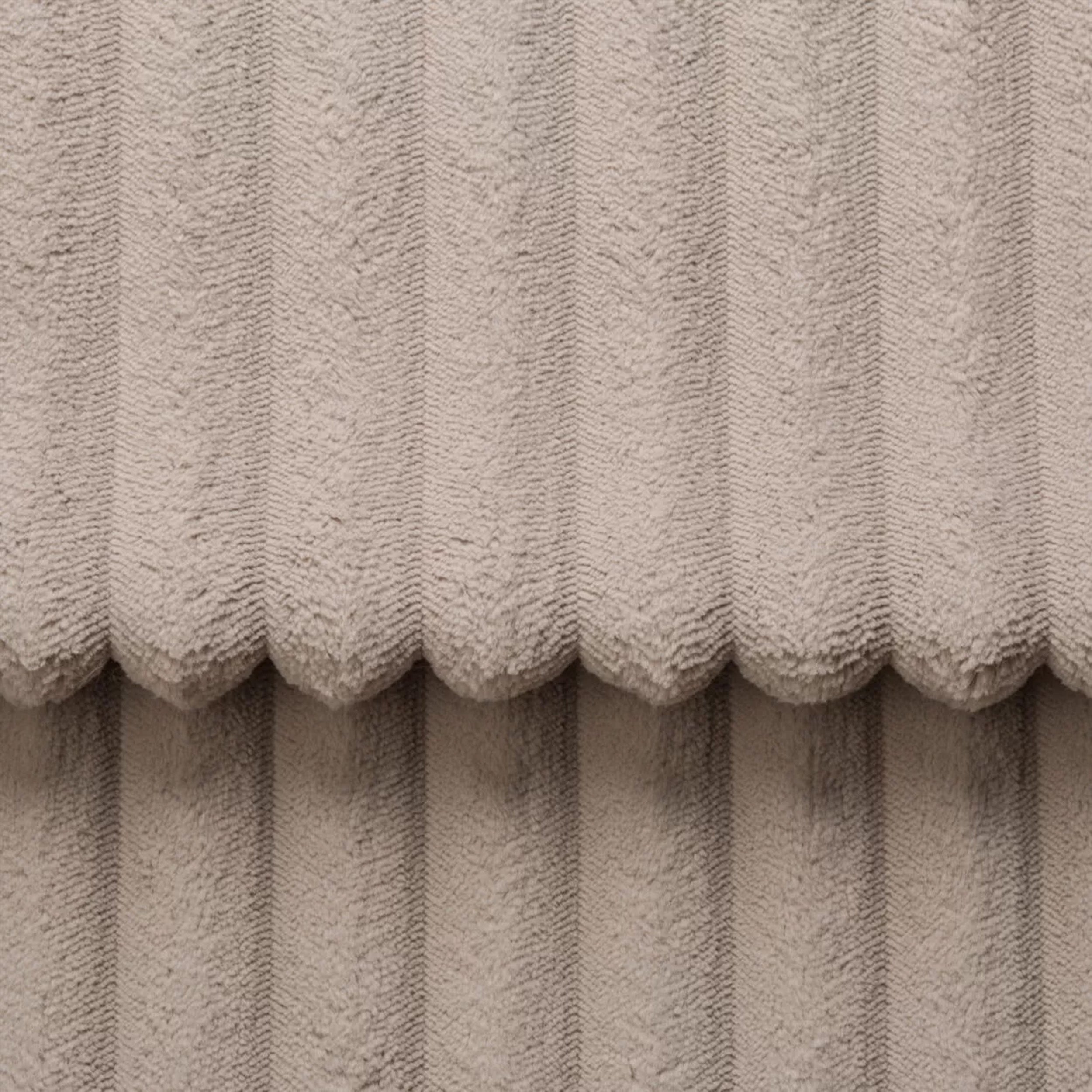 Ecksofa mit Schlafunktion Alferia, L-förmig, mit Stauraum, beige Cord, linksseitig