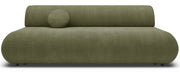 Drei-Sitzer-Schlafsofa Armone in Olivgrün Chenille