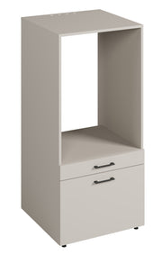 Waschmaschinenschrank Aza mit Schublade und Kaschmir-Regal