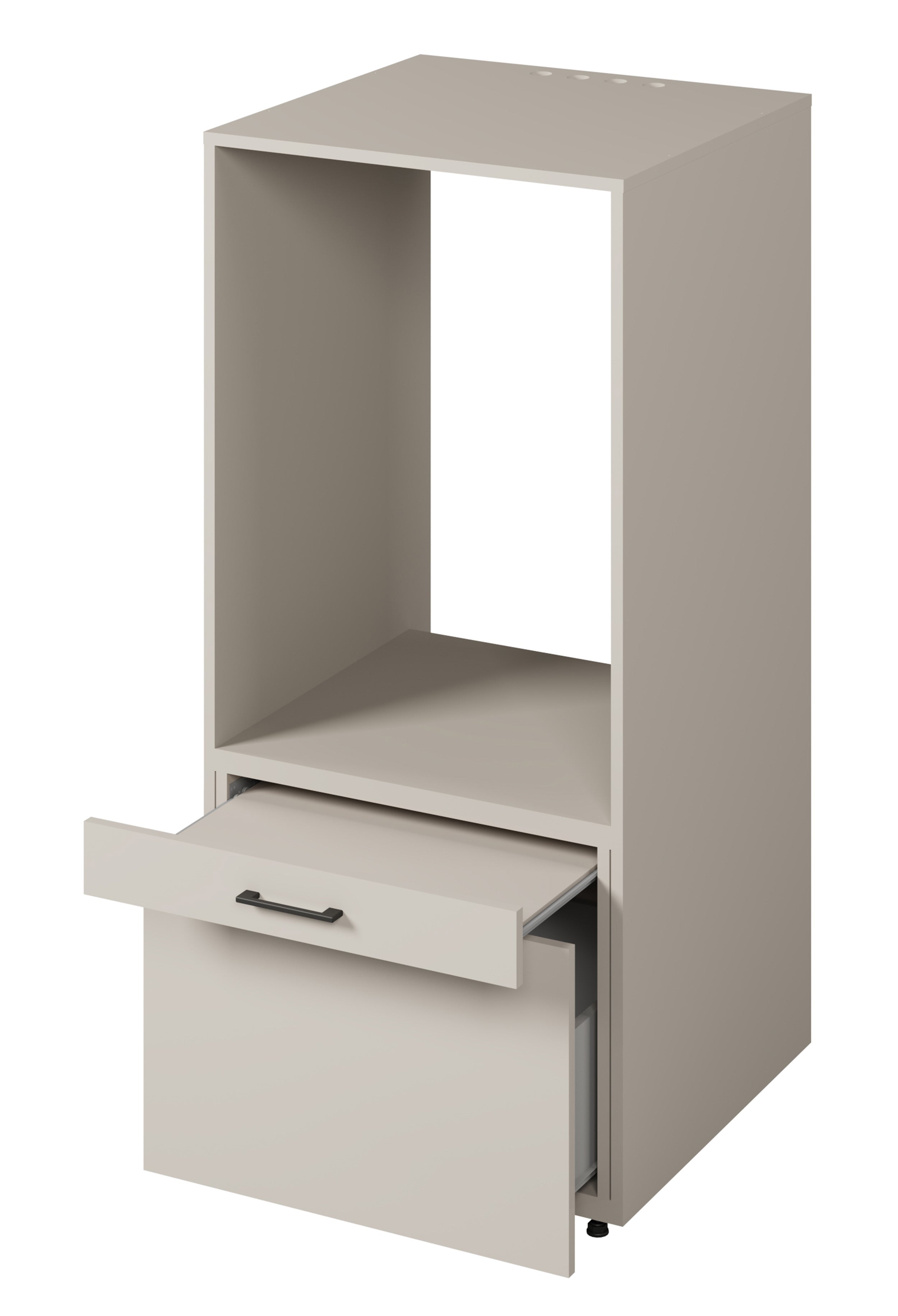 Waschmaschinenschrank Aza mit Schublade und Kaschmir-Regal