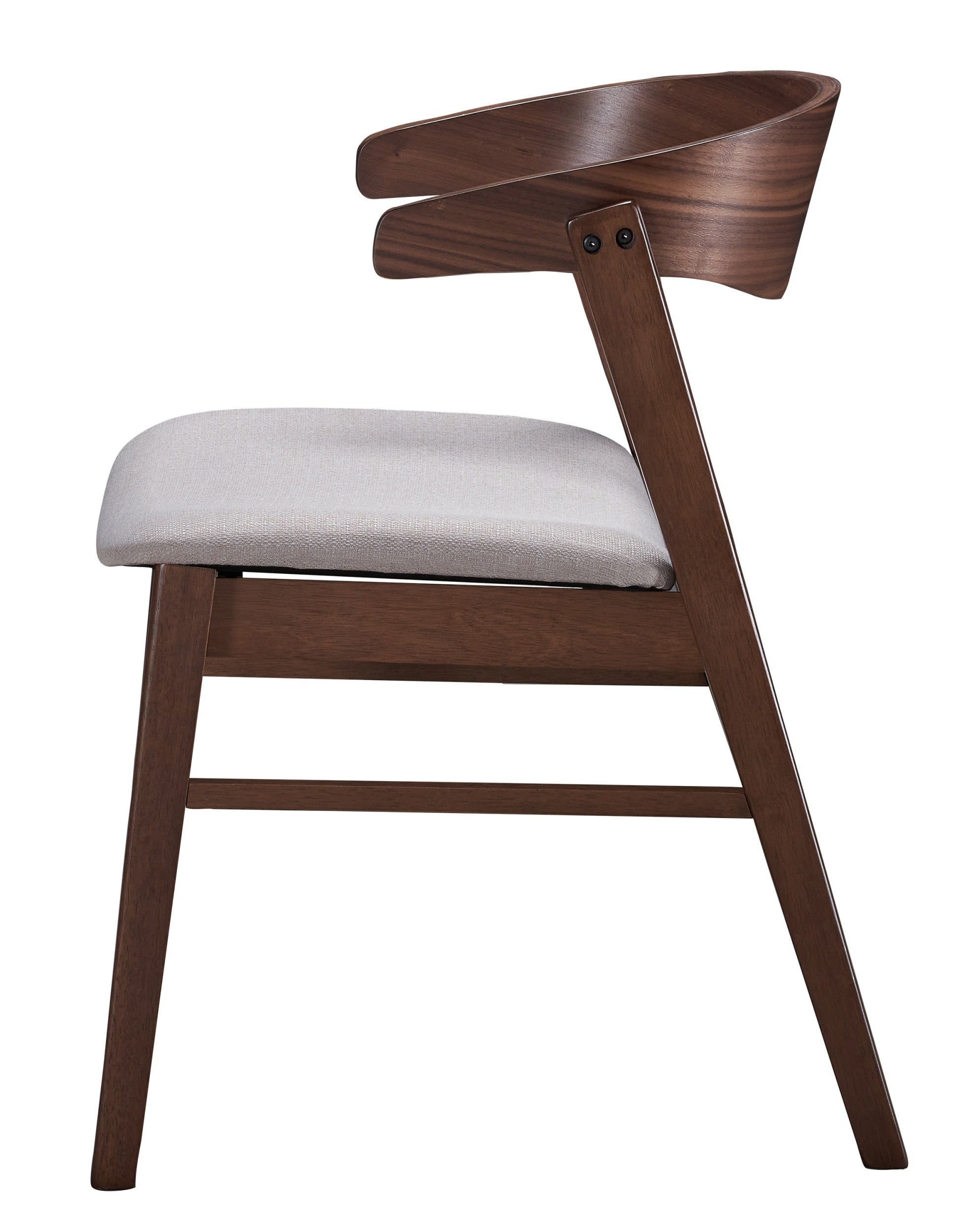 Holzstuhl Panize Nussbaum/Beige