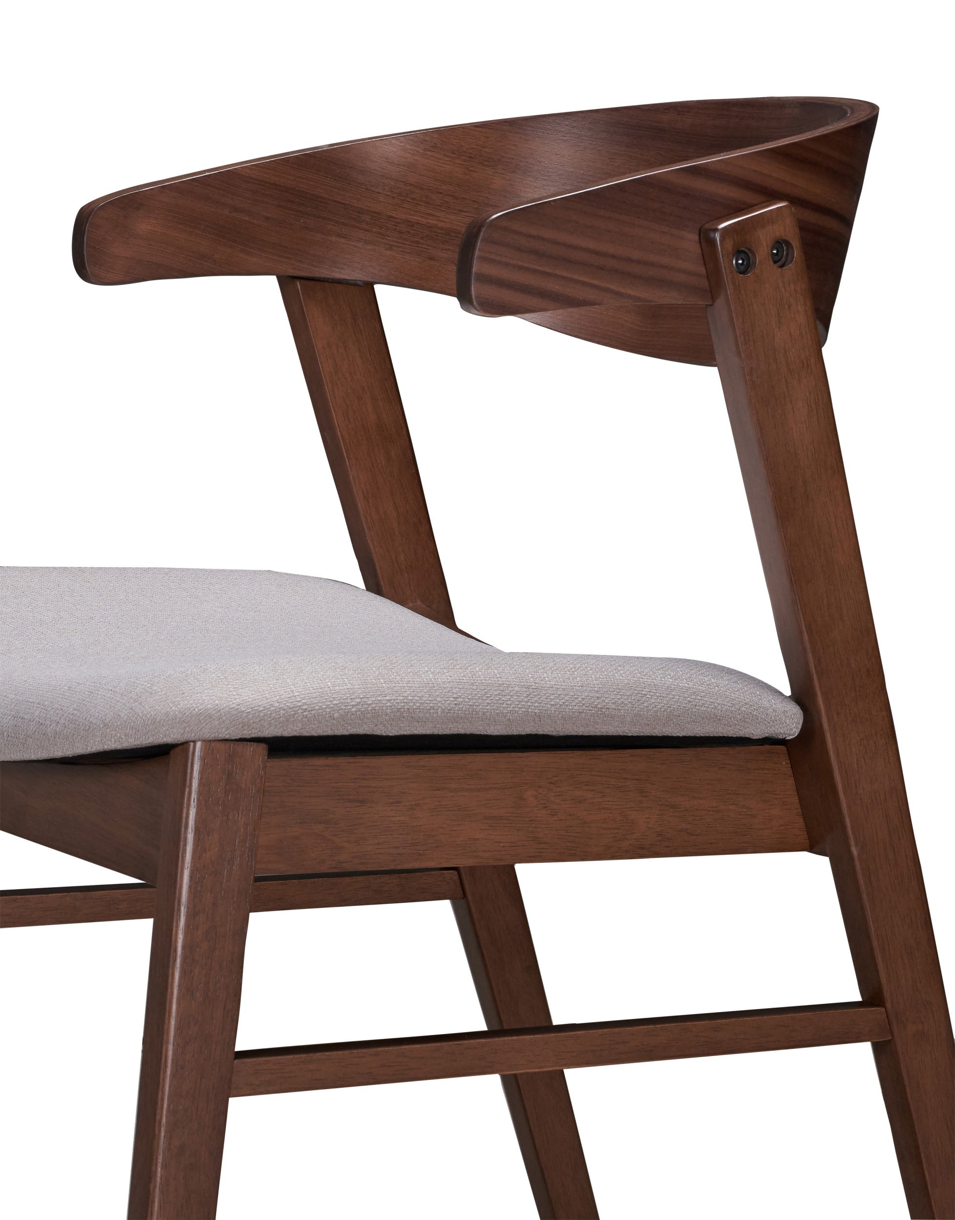 Holzstuhl Panize Nussbaum/Beige