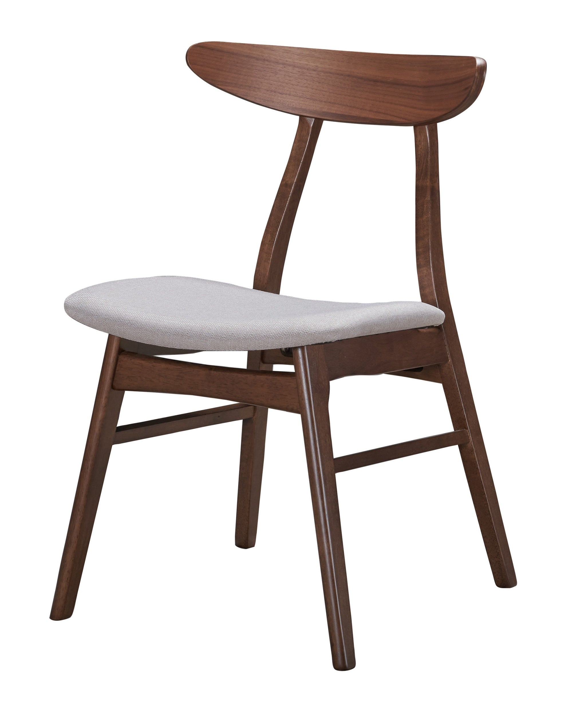 Holzstuhl Gooddly Nussbaum/Beige