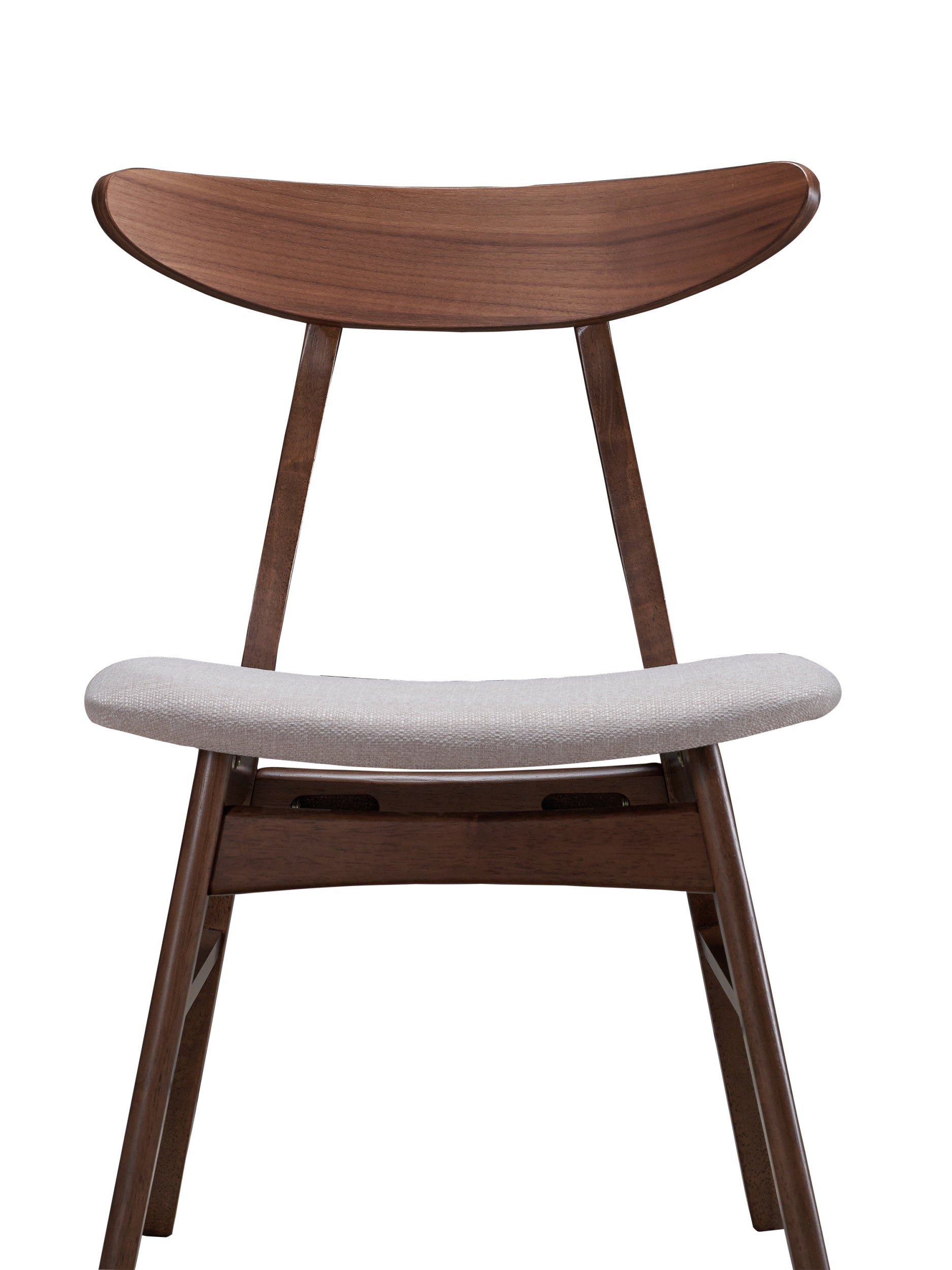 Holzstuhl Gooddly Nussbaum/Beige