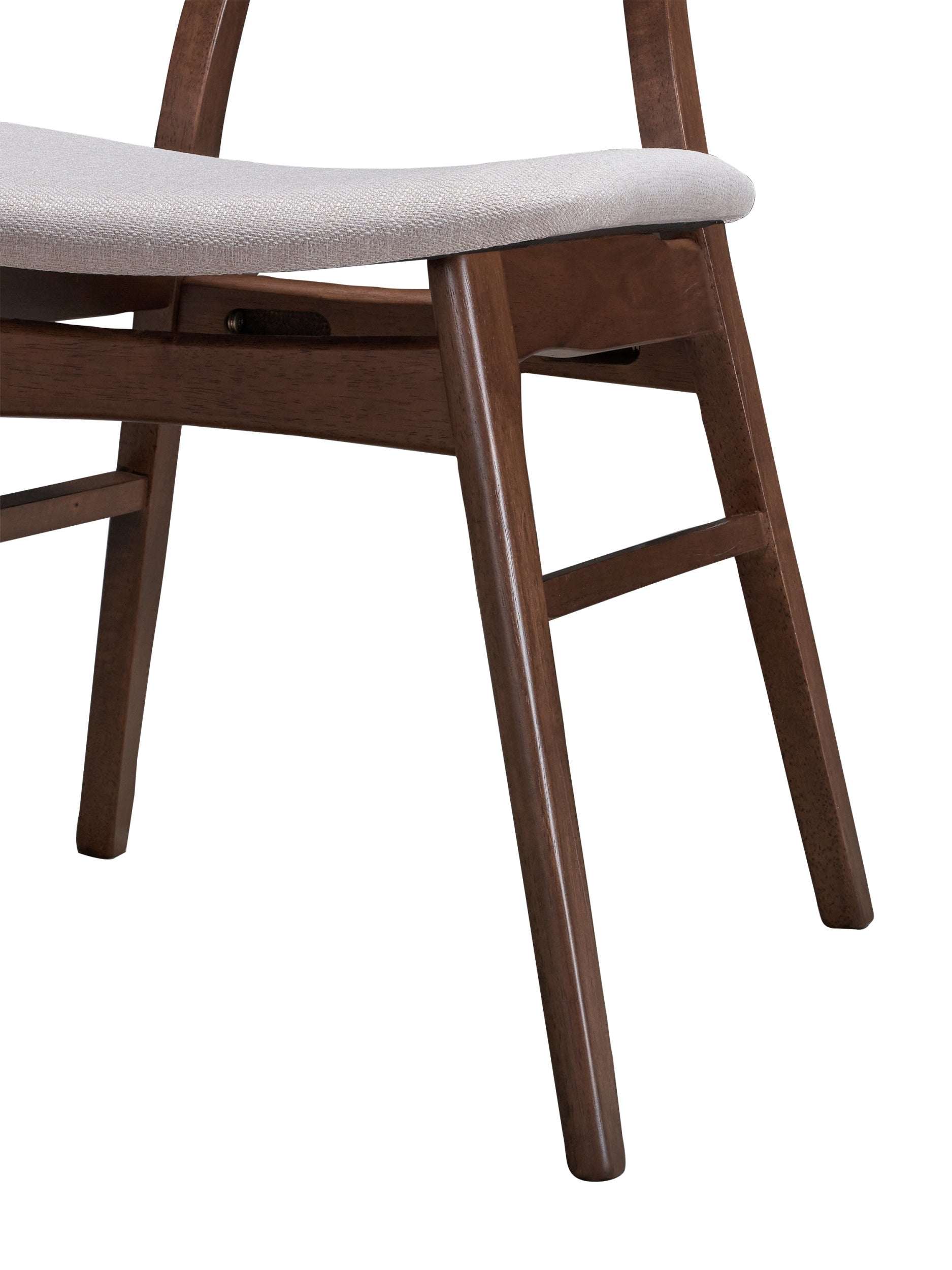 Holzstuhl Gooddly Nussbaum/Beige