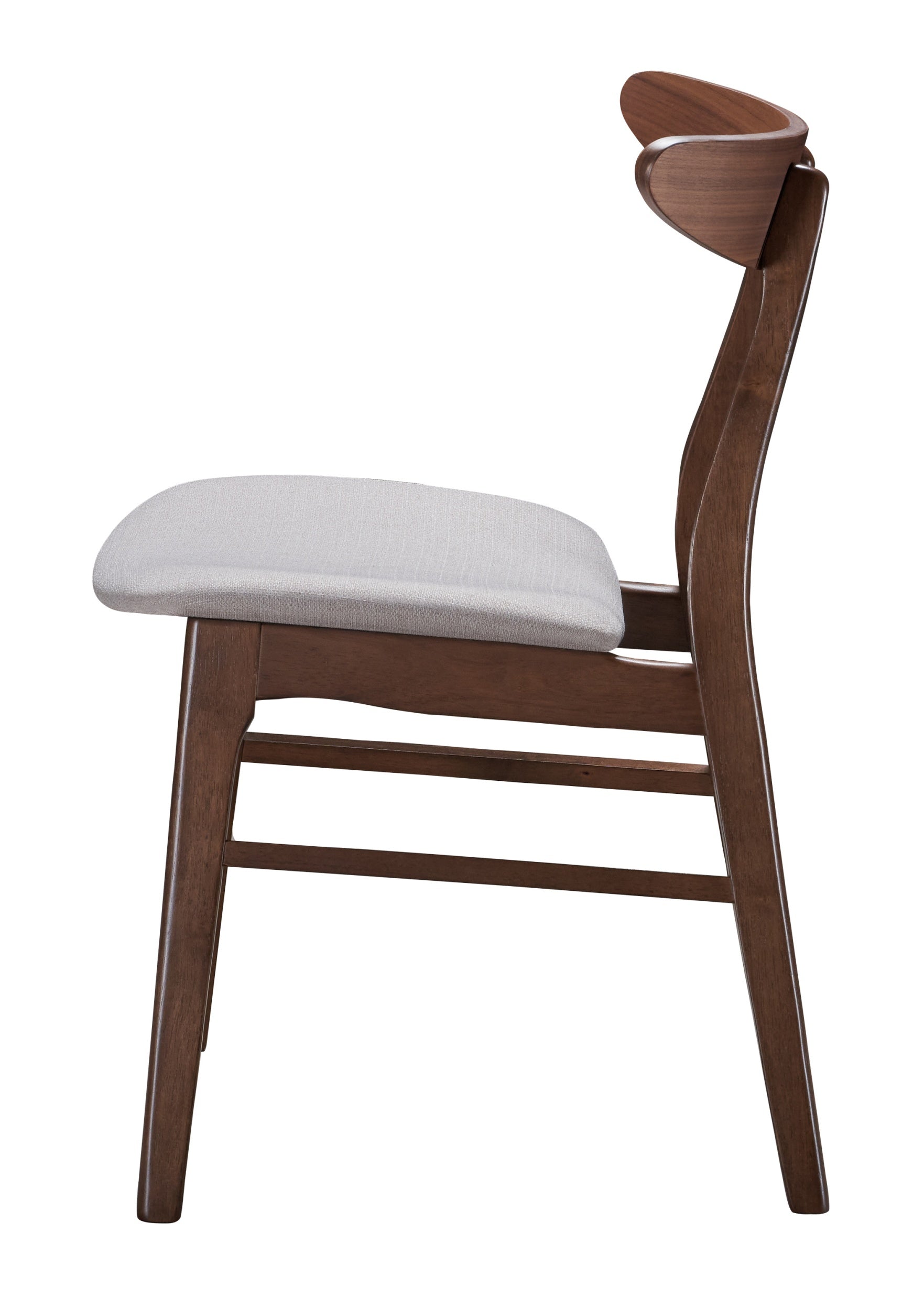 Holzstuhl Gooddly Nussbaum/Beige