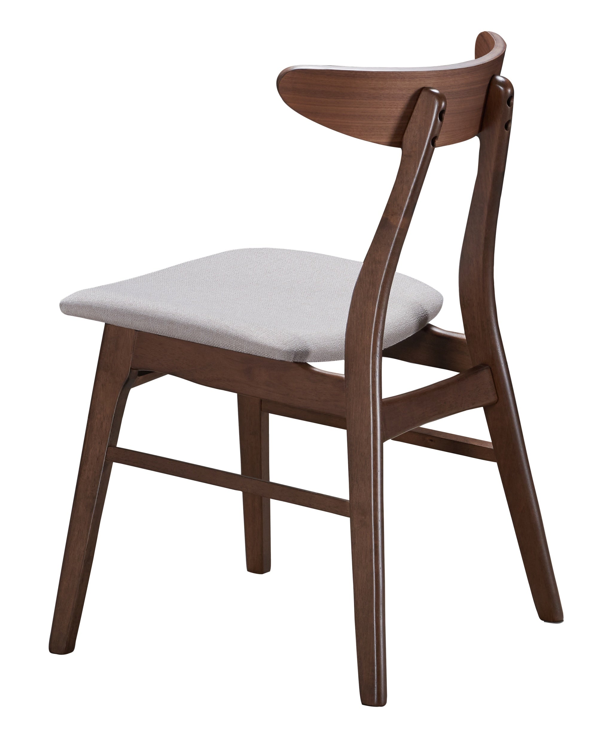 Holzstuhl Gooddly Nussbaum/Beige