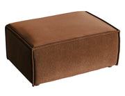 Sitzhocker Copertino 65x90 cm kupferfarbener Velours, wasserabweisend