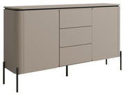 Zweiturige Kommode Calderis mit drei Schubladen, 163 cm, Congo
