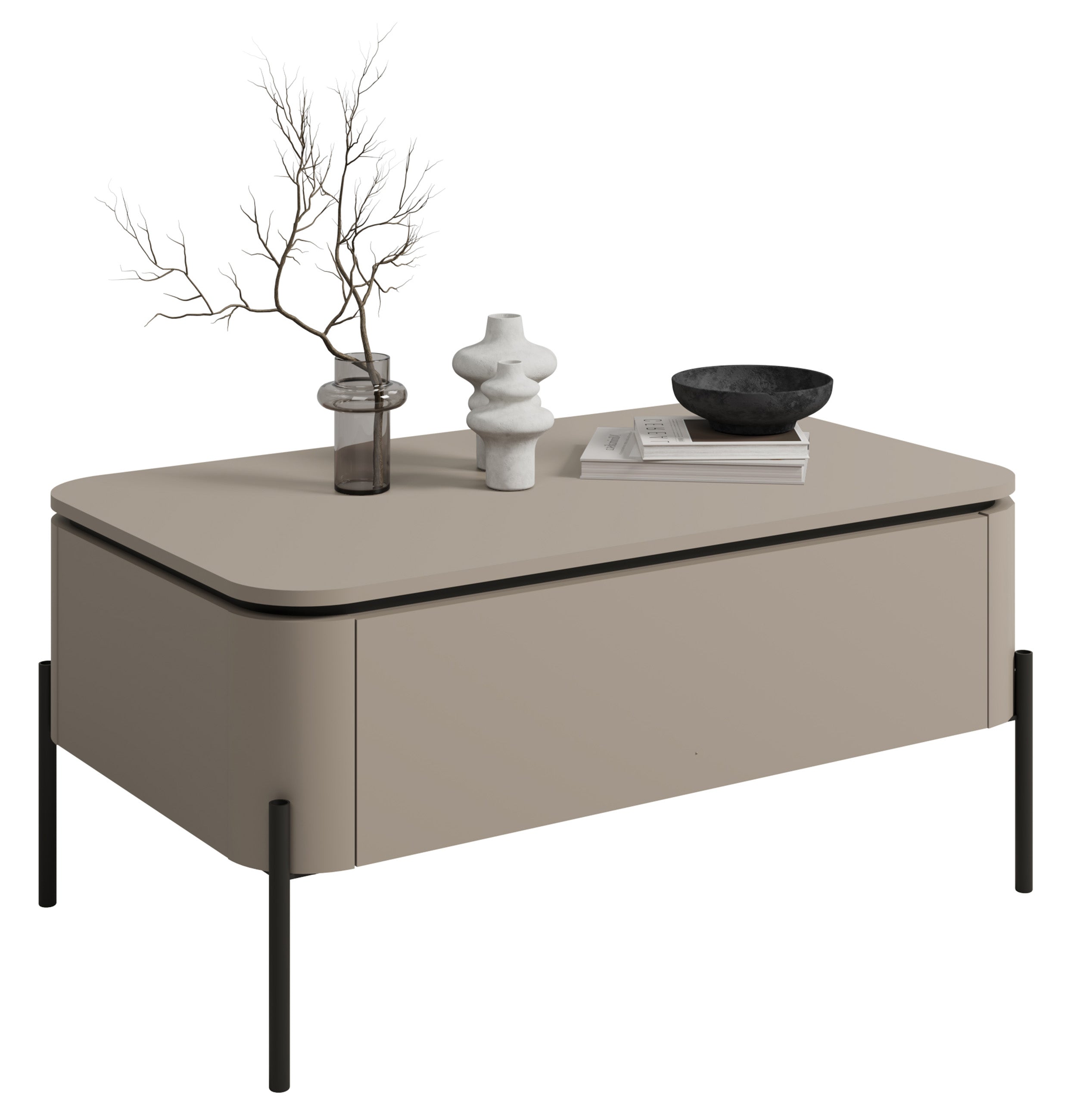 Calderis Couchtisch mit Schublade 98x60 cm Congo