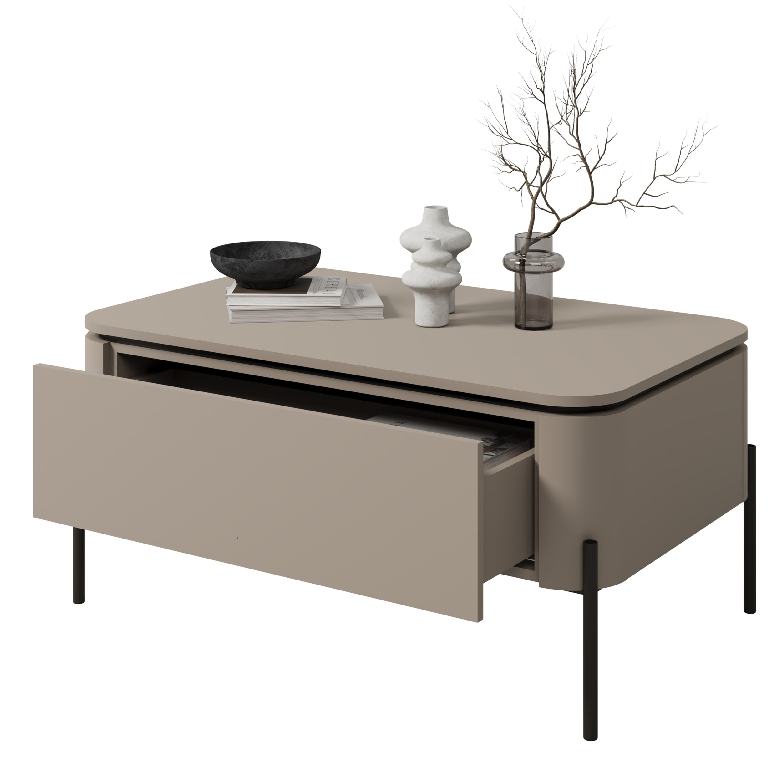 Calderis Couchtisch mit Schublade 98x60 cm Congo