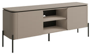 Calderis TV-Schrank mit zwei Türen und zwei Fächern, 163 cm, Congo
