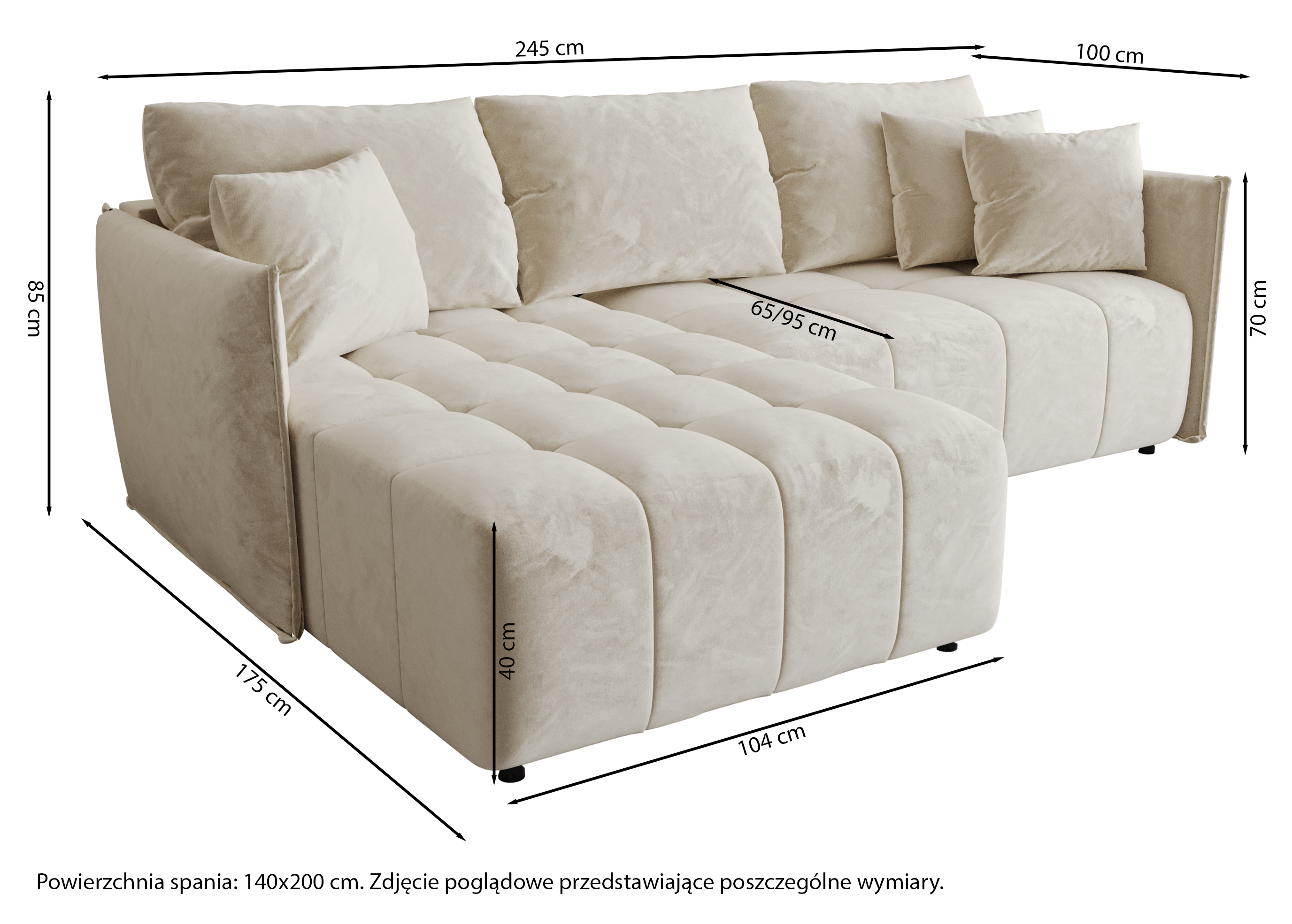 Ecksofa mit Schlafunktion Belvento, L-förmig, rechtsseitig, mit Stauraum, marineblauer, hydrophober Samtstoff