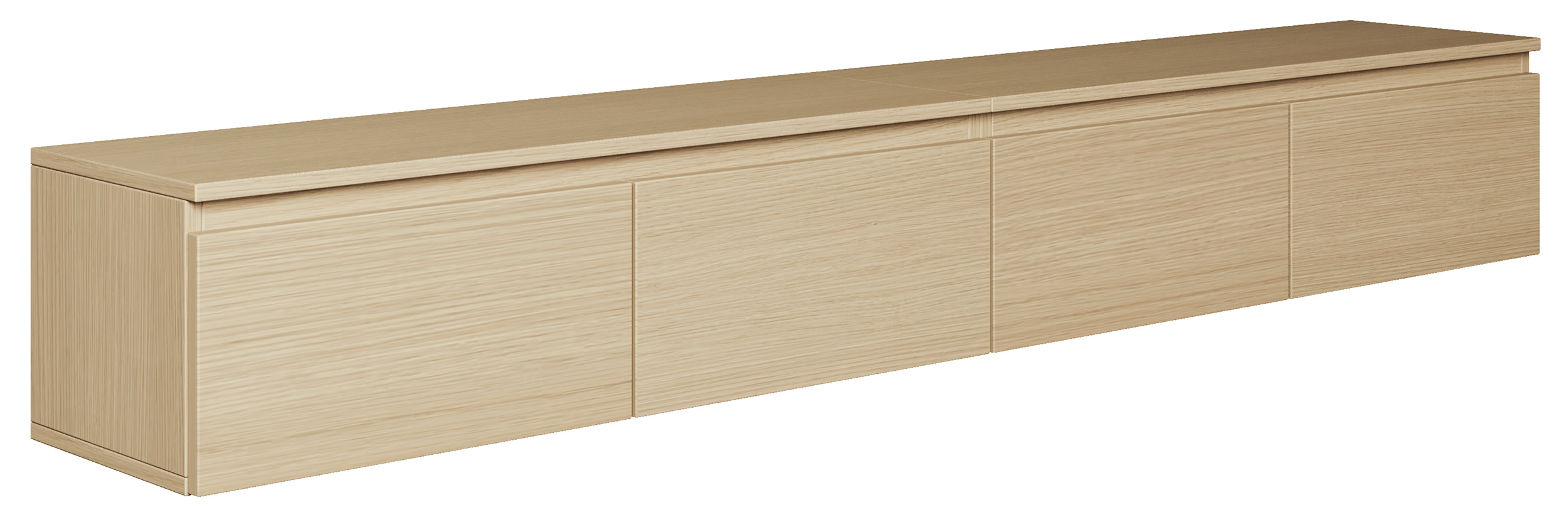 Hängender TV-Schrank Bemmi 200 cm Lindberg-Eiche