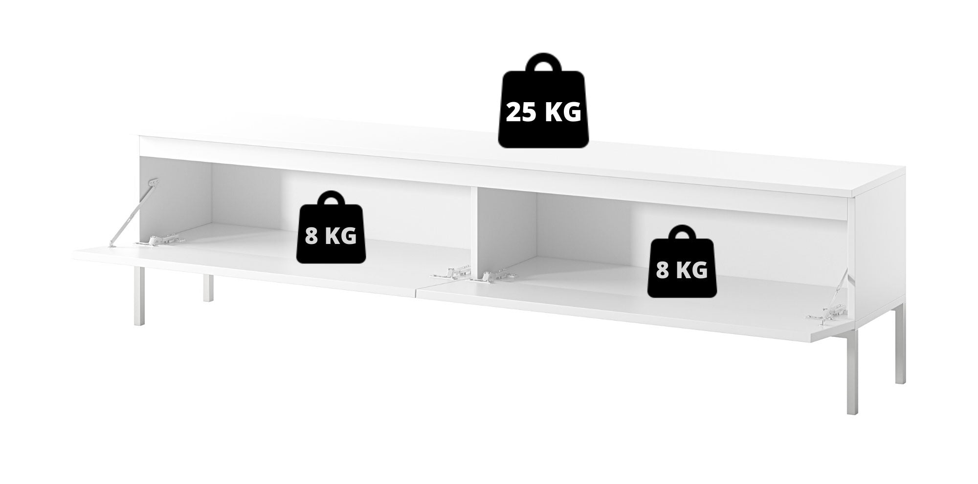 TV-Schrank Bemmi 175 cm Kaschmir