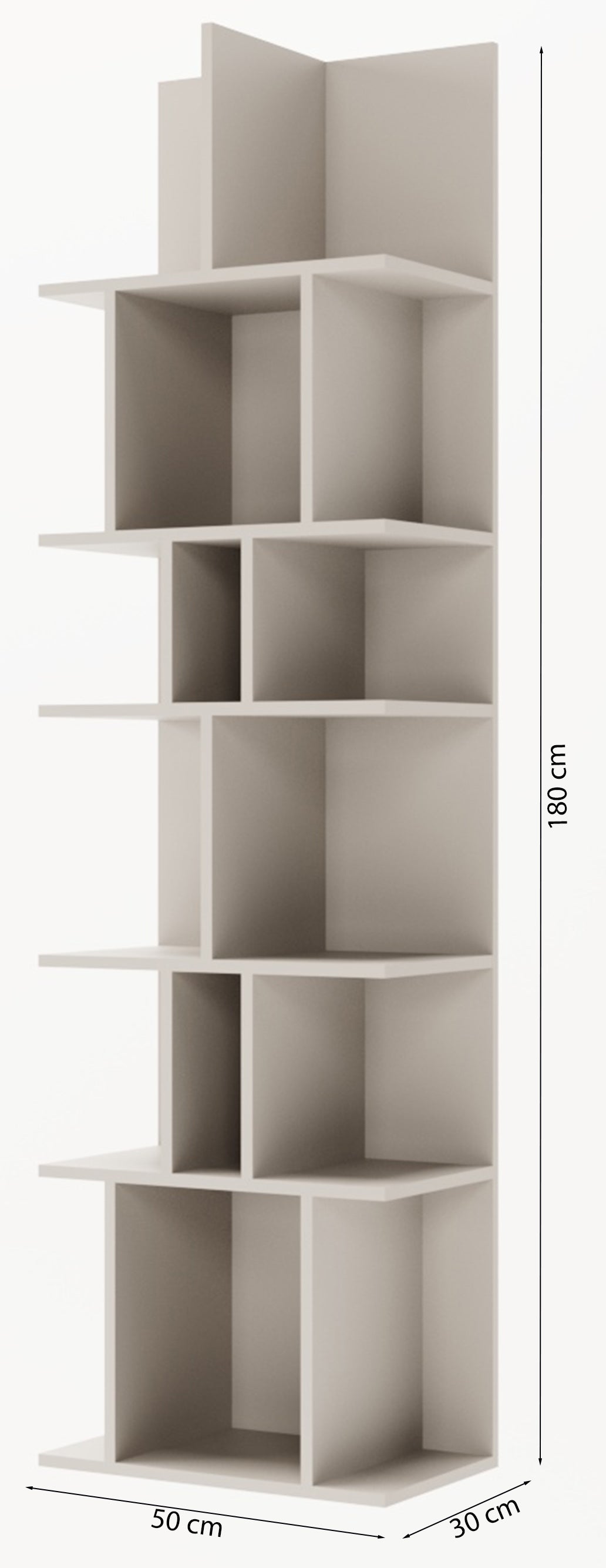 Offenes Regal Bemmi 50 cm Kaschmir