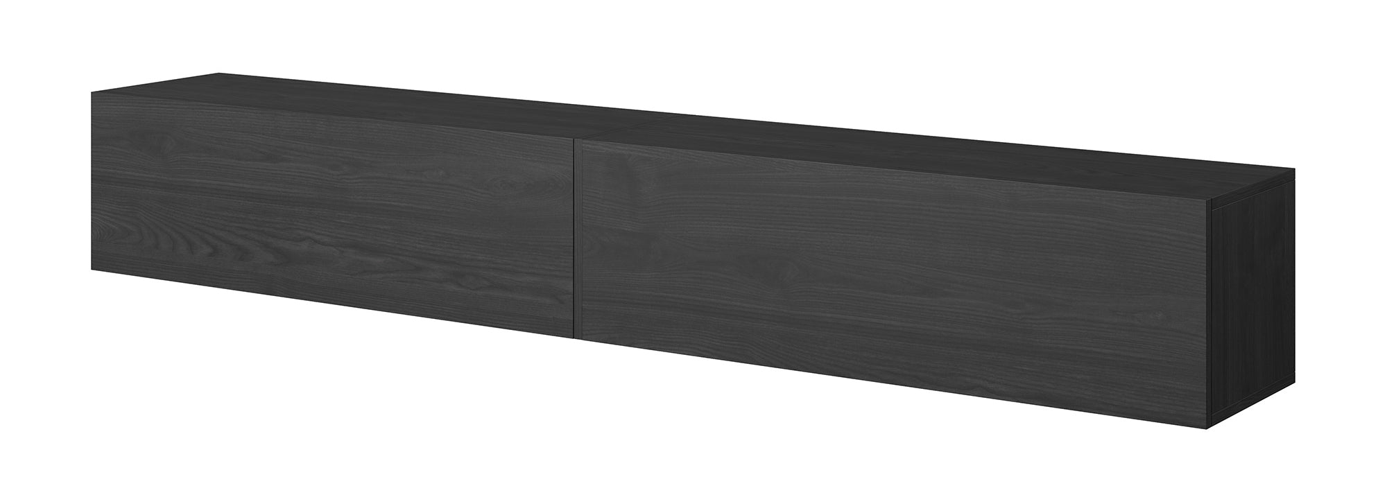 TV-Schrank Bisira 200 cm Schwarze Esche