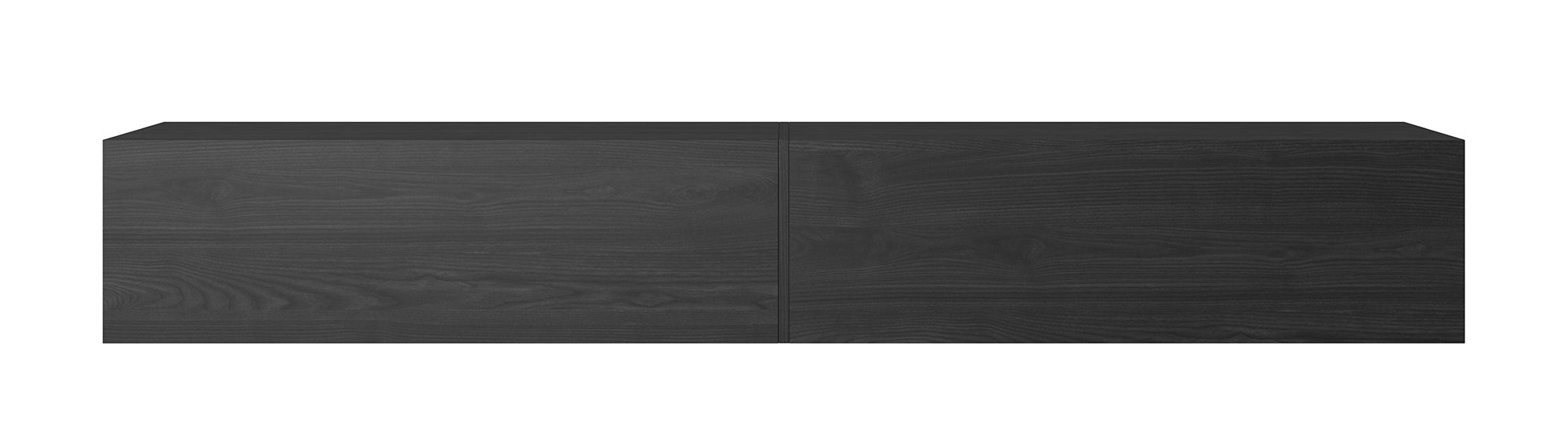 TV-Schrank Bisira 200 cm Schwarze Esche