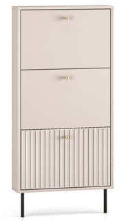 Schuhschrank Caletto mit drei Fächern, 60 cm, Kaschmirfarben