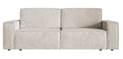 Dreisitziges ausklappbares Sofa Copertino, beige Cord