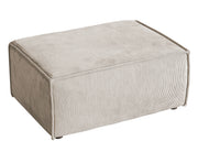 Sitzhocker Copertino 65x90 cm beige Cord
