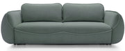 Drei-Sitzer-Schlafsofa Cutie mit Stauraum, Salbeigrüner Velours, pflegeleicht