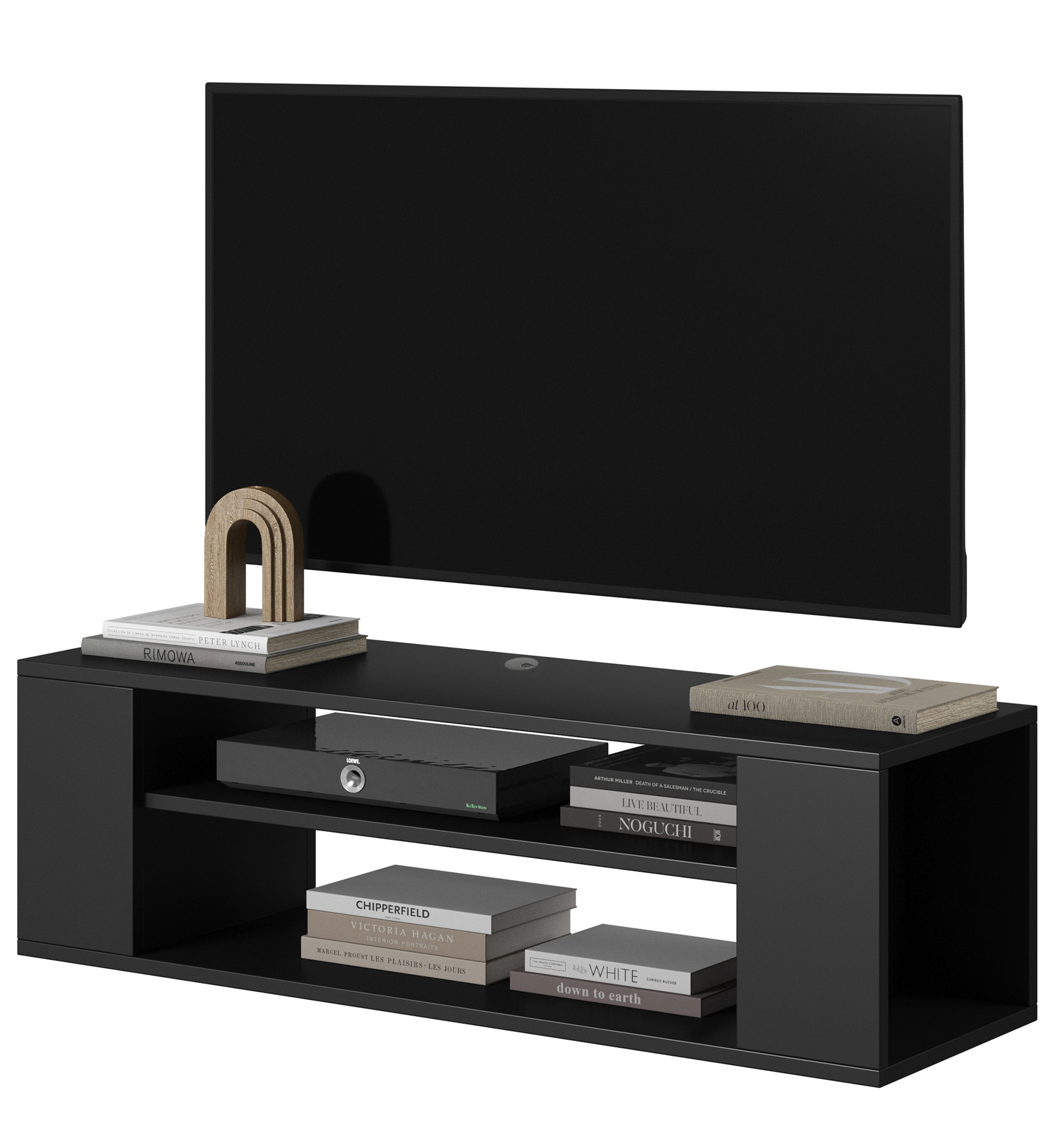 TV-Schrank Wall 100 cm Schwarz