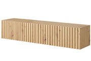 TV-Schrank Telire 138,6 cm Artisan Eiche Lamellen