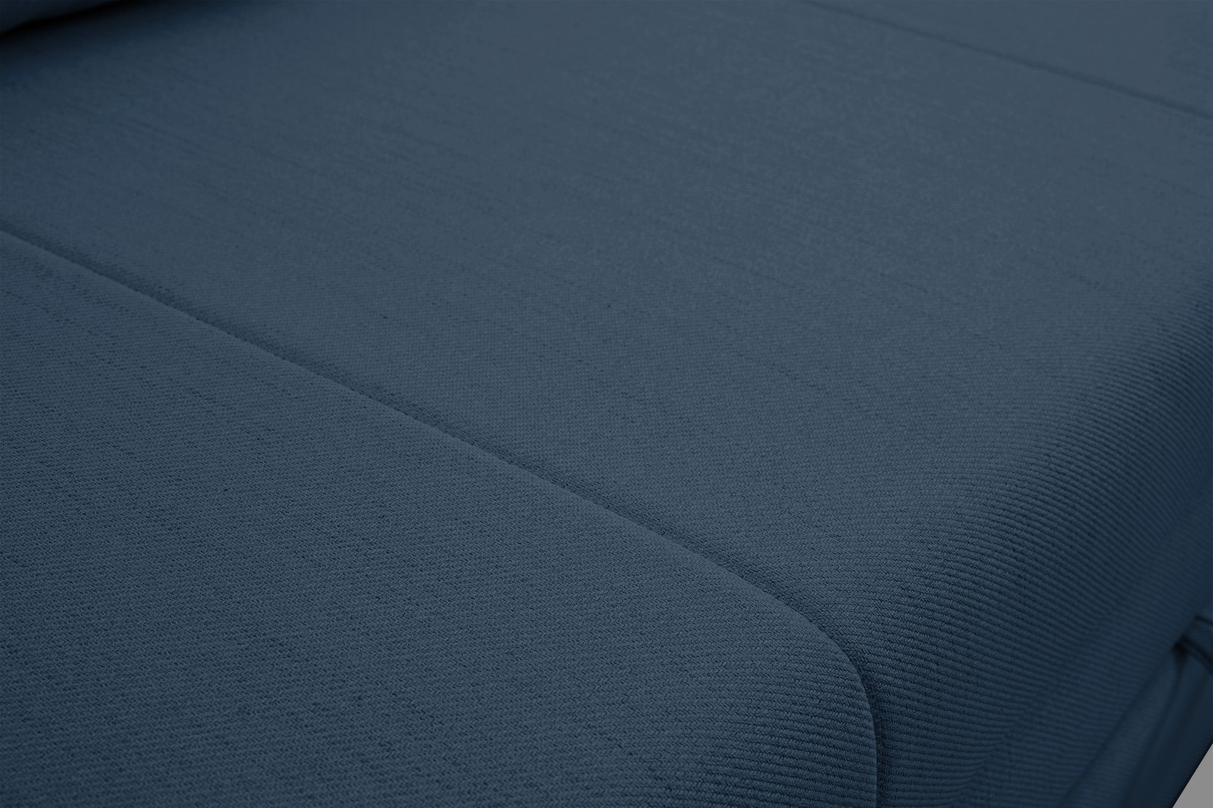 Drei-Sitzer-Schlafsofa Diego in Marineblau, Geflecht