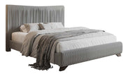 Gepolstertes Bett Bratan 160x200 cm grau