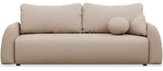 Drei-Sitzer-Schlafsofa Nubelle mit Stauraum, beige, hydrophobes Chenille